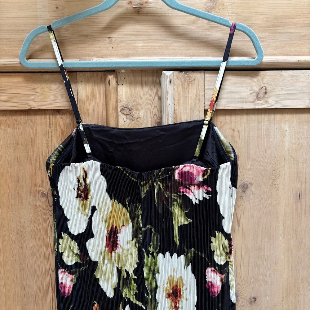 Abercrombie & Fitch Floral Black Midi Dress - Picture 8 of 16